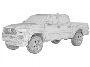 Toyota Tacoma 2020 3D 模型
