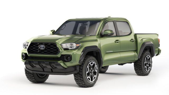 Toyota Tacoma 2020 3D 模型 .c4d .max .obj .3ds .fbx .stl .blend 