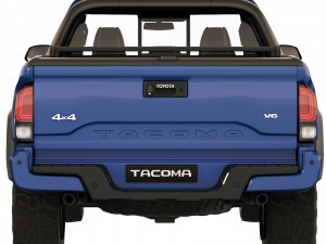 Toyota Tacoma extended cab 2017 3D 모델