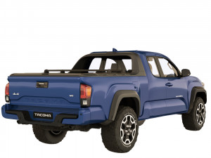 Toyota Tacoma extended cab 2017 3D 모델