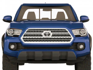 Toyota Tacoma extended cab 2017 3D Model