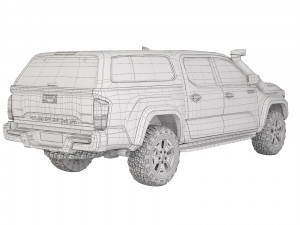 Toyota Tacoma TRD Pro 2022 3D 모델