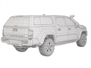 Toyota Tacoma TRD Pro 2022 3D Model