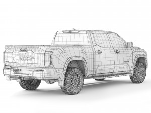Toyota Tundra SR5 TRD 2022 3D Модель