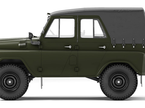 UAZ 469 1970 3D 模型