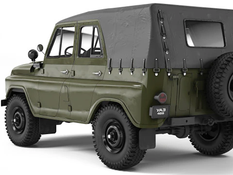 UAZ 469 1970 3D 모델