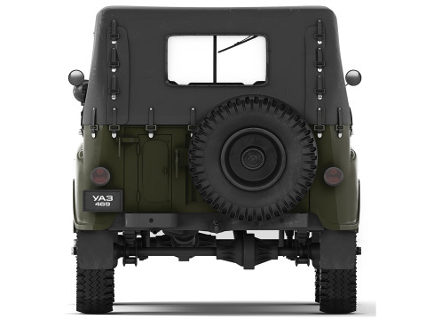 UAZ 469 1970 3D 模型