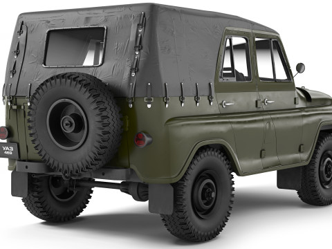 UAZ 469 1970 3D 模型