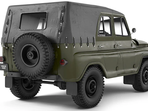 UAZ 469 1970 3D 모델