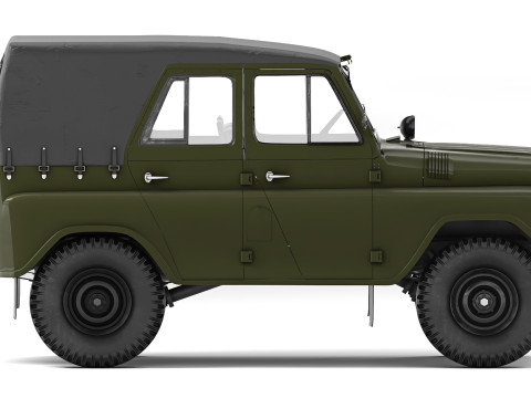 UAZ 469 1970 3D 模型
