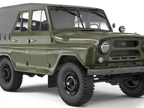 UAZ 469 1970 3D 모델
