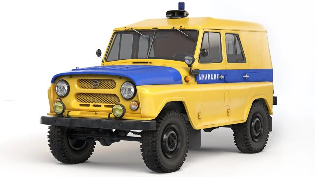 UAZ 469 AP 1978 Modello 3D .c4d .max .obj .3ds .fbx .stl .blend