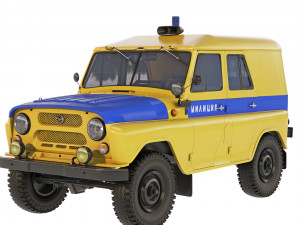 UAZ 469 AP 1978 Modèle 3D