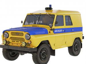 UAZ 469 AP 1978 Modello 3D