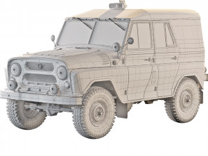 UAZ 469 AP 1978 Modèle 3D