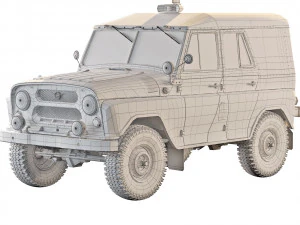 UAZ 469 AP 1978 Modello 3D
