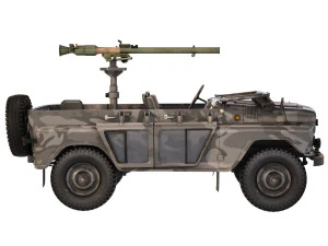 UAZ 469 SPG-9 1980 3D Model