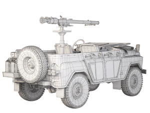 UAZ 469 SPG-9 1980 Model 3D