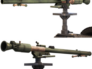 UAZ 469 SPG-9 1980 Model 3D