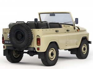 UAZ 3151 1985 Modelo 3D