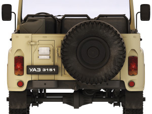 UAZ 3151 1985 Modelo 3D