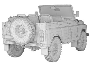 UAZ 3151 1985 Modelo 3D