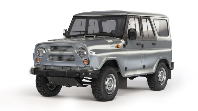 UAZ Hunter 2017 Modelo 3D .c4d .max .obj .3ds .fbx .stl .blend 