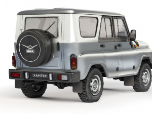 UAZ Hunter 2017 Modelo 3D