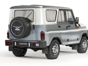 UAZ Hunter 2017 3D Model