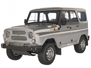 UAZ Hunter 2017 Modelo 3D