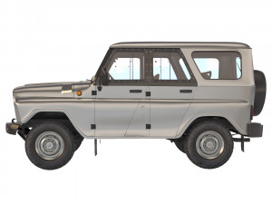 UAZ Hunter 2017 Modelo 3D