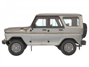 UAZ Hunter 2017 3D Model