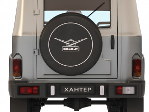 UAZ Hunter 2017 Modelo 3D