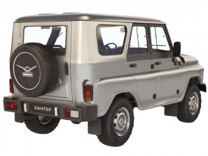 UAZ Hunter 2017 Modelo 3D