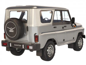 UAZ Hunter 2017 3D Model