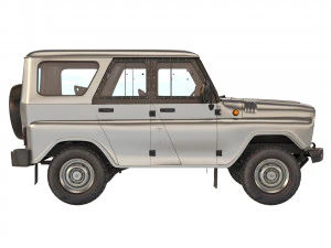 UAZ Hunter 2017 3D Model