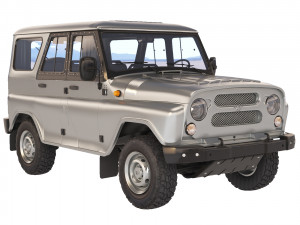 UAZ Hunter 2017 Modelo 3D