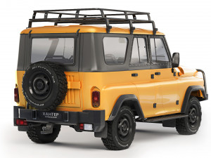 UAZ Hunter expedition 2019 Model 3D
