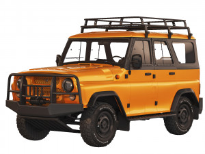 UAZ Hunter expedition 2019 Model 3D