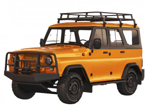 UAZ Hunter expedition 2019 3D Model