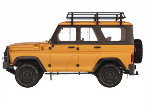 UAZ Hunter expedition 2019 3D Model