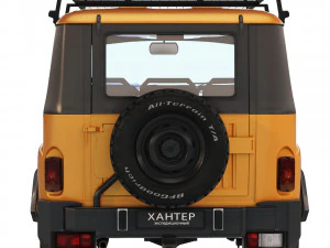 UAZ Hunter expedition 2019 3D Model