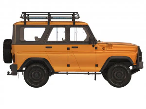 UAZ Hunter expedition 2019 3D Model
