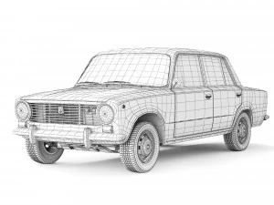 VAZ Lada 2101 1970 3D Model