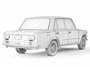 VAZ Lada 2101 1970 3D Model