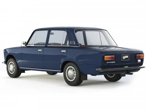 VAZ Lada 21011 1974 3D Model
