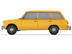 VAZ Lada 2102 1971 3D Model