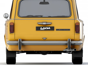 VAZ Lada 2102 1971 3D Model