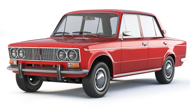 VAZ Lada 2103 1972 3D-Modell .c4d .max .obj .3ds .fbx .stl .blend 