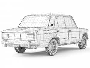 VAZ Lada 2103 1972 3D-Modell